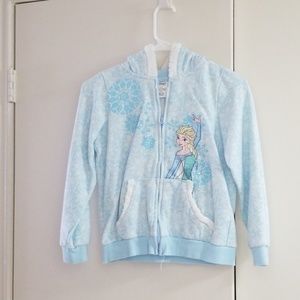 GIRLS DISNEY ELSA PRINCESS SWEATER SIZE 9 / 10